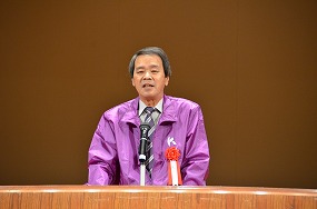 萩野 虔一同窓会会長